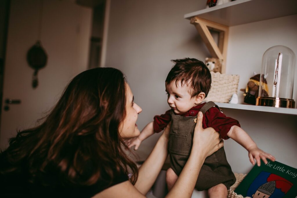 Children learning in a preschool classroom