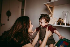 Children learning in a preschool classroom